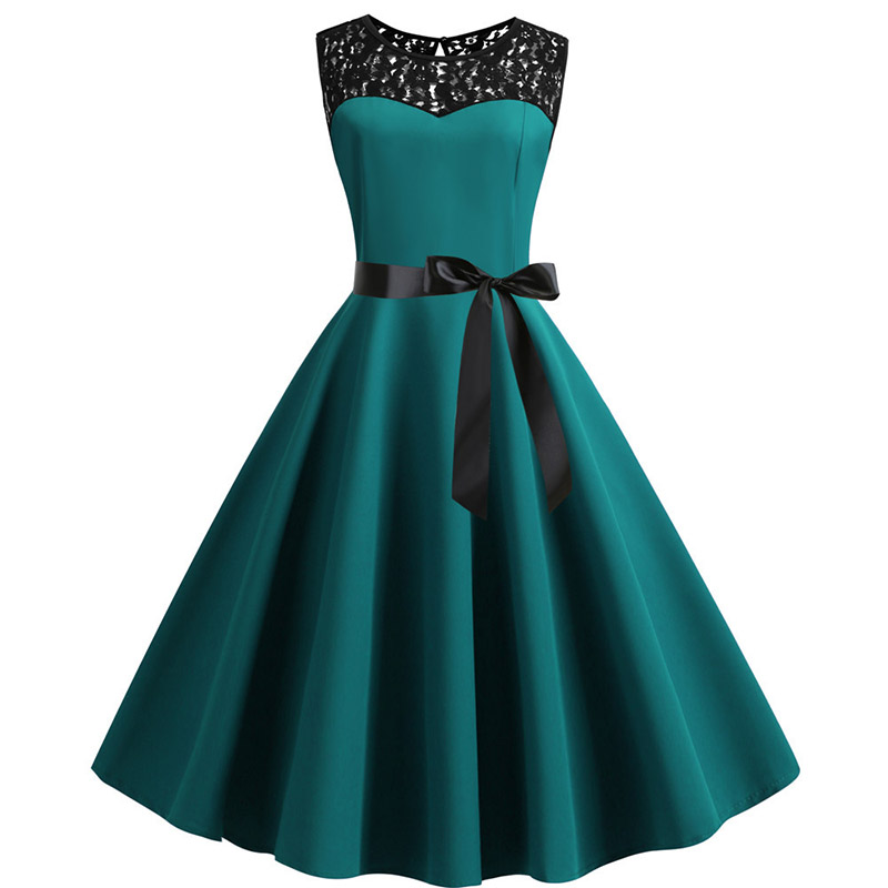 Women'S Fashion Of The 50S - Vestido de fiesta elegante para mujer,