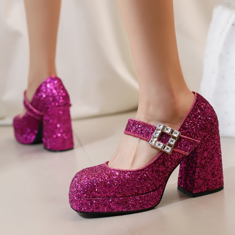 Xxl Women Fashion - Zapatos Mary Jane de tacón alto