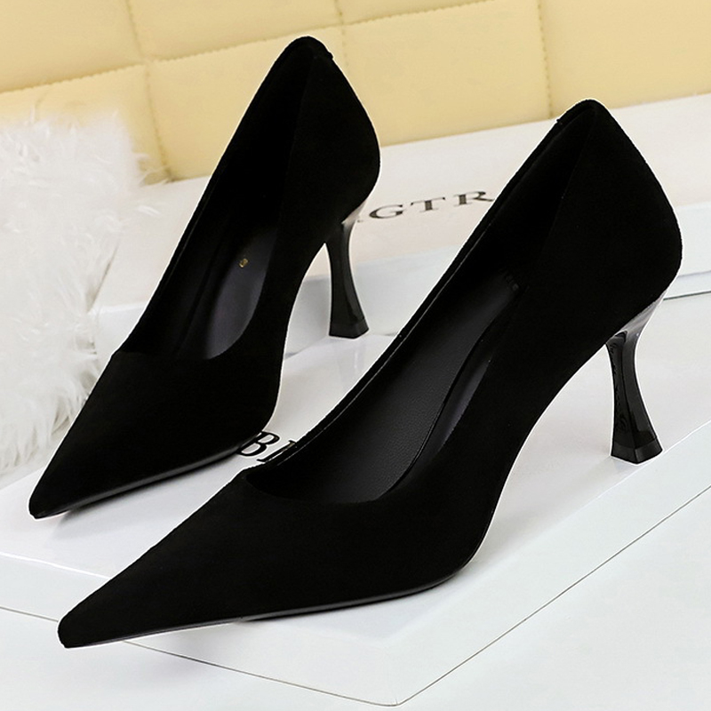 Xxl Women Fashion - Zapatos BIGTREE, zapatos de tacón negros