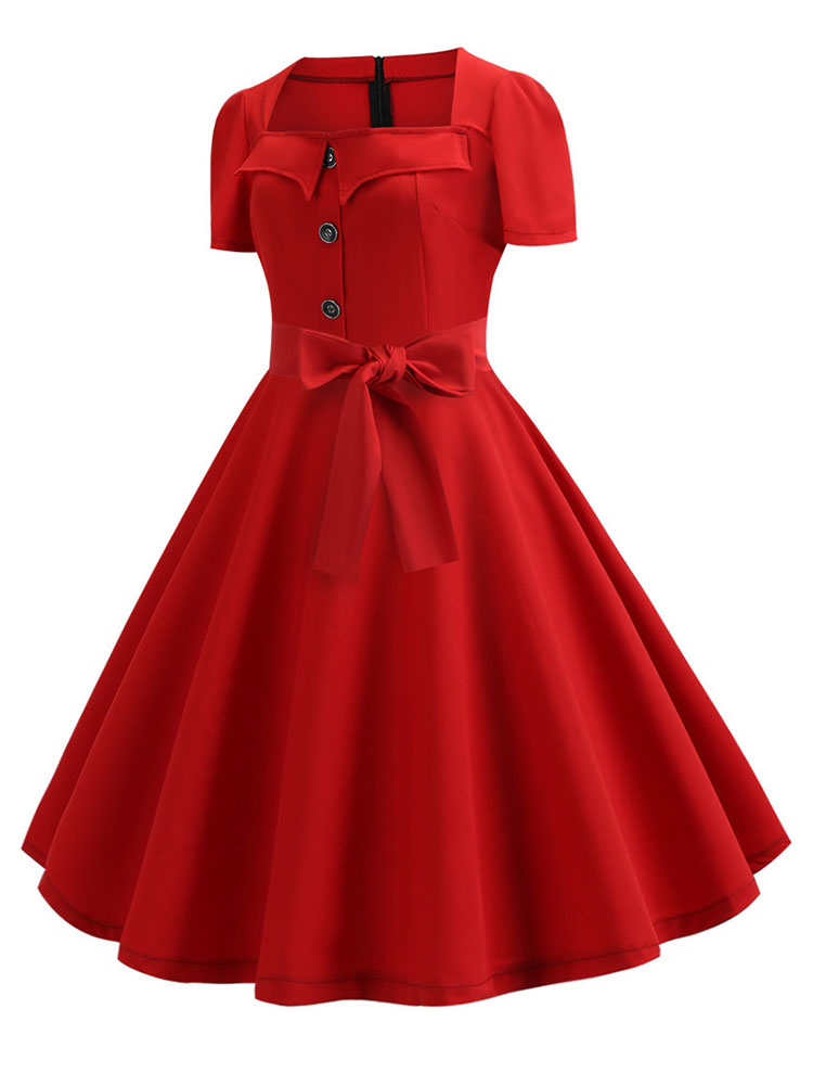 Vestido de verano para mujer,  - Women'S Fashion Of The 50S reseña y precio
