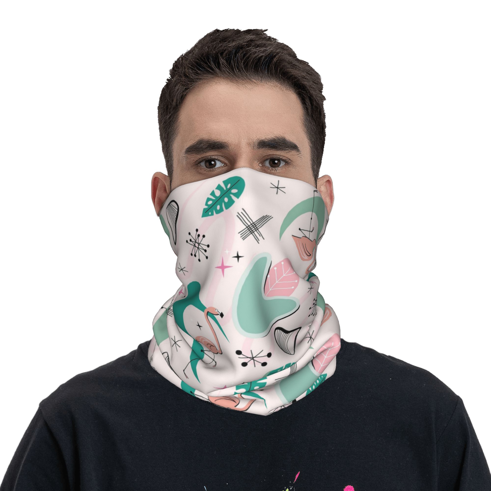 Atomic 50s Flamingo Bandana Ne - Women'S Fashion Of The 50S reseña y precio