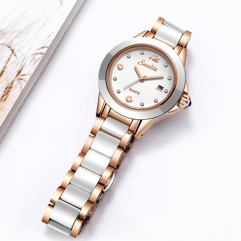 Reloj Sunkta de cuarzo informa - Women Fashion Simple reseña y precio
