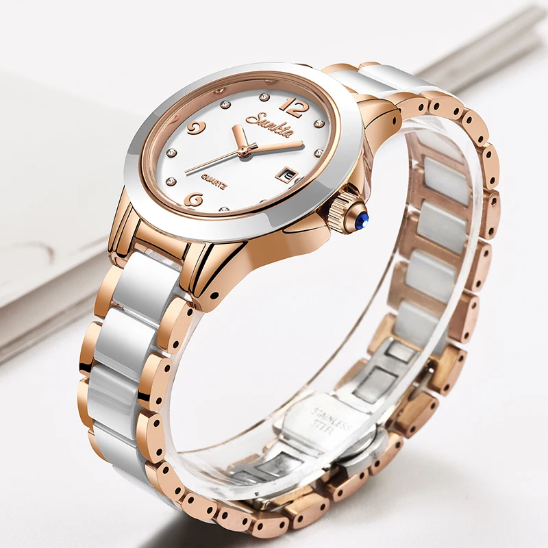Reloj Sunkta de cuarzo informa - Women Fashion Simple reseña y precio