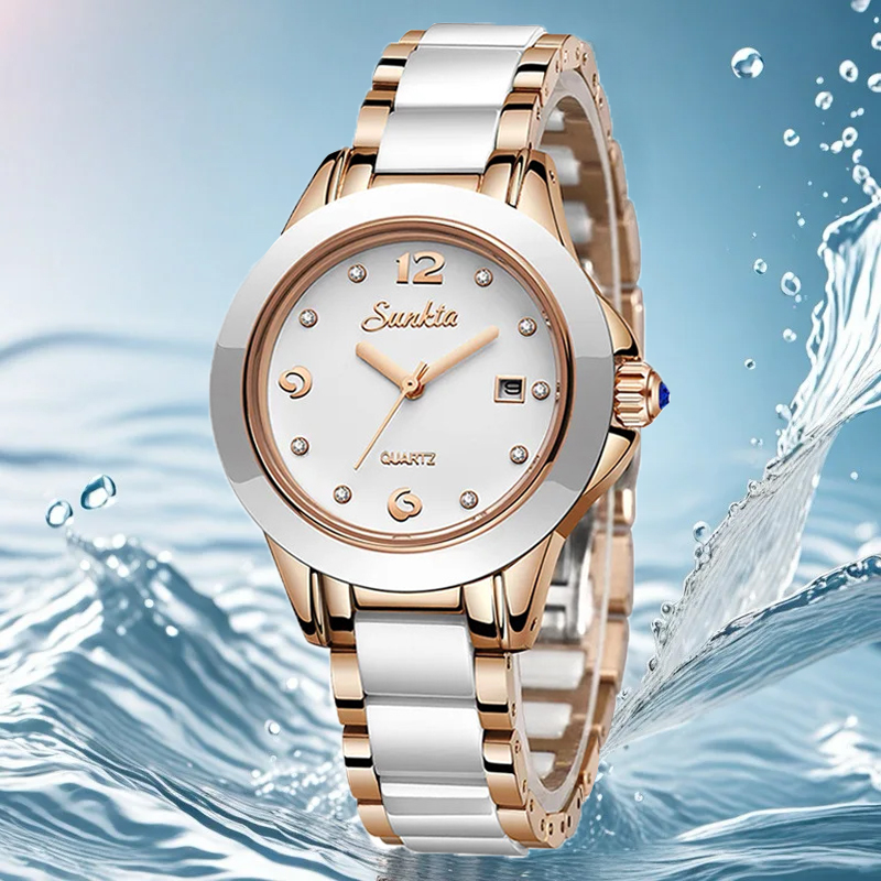 Reloj Sunkta de cuarzo informa - Women Fashion Simple reseña y precio