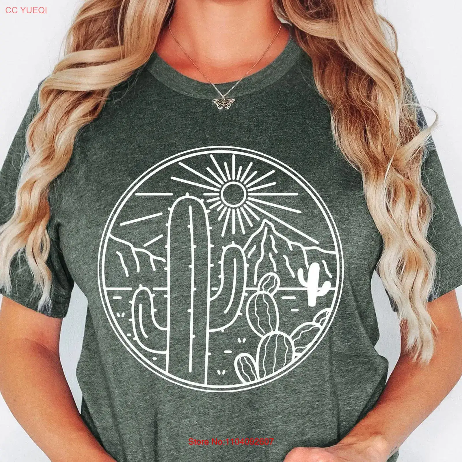 Camiseta DeserT con Diseño de  - Women'S Fashion Wild West reseña y precio