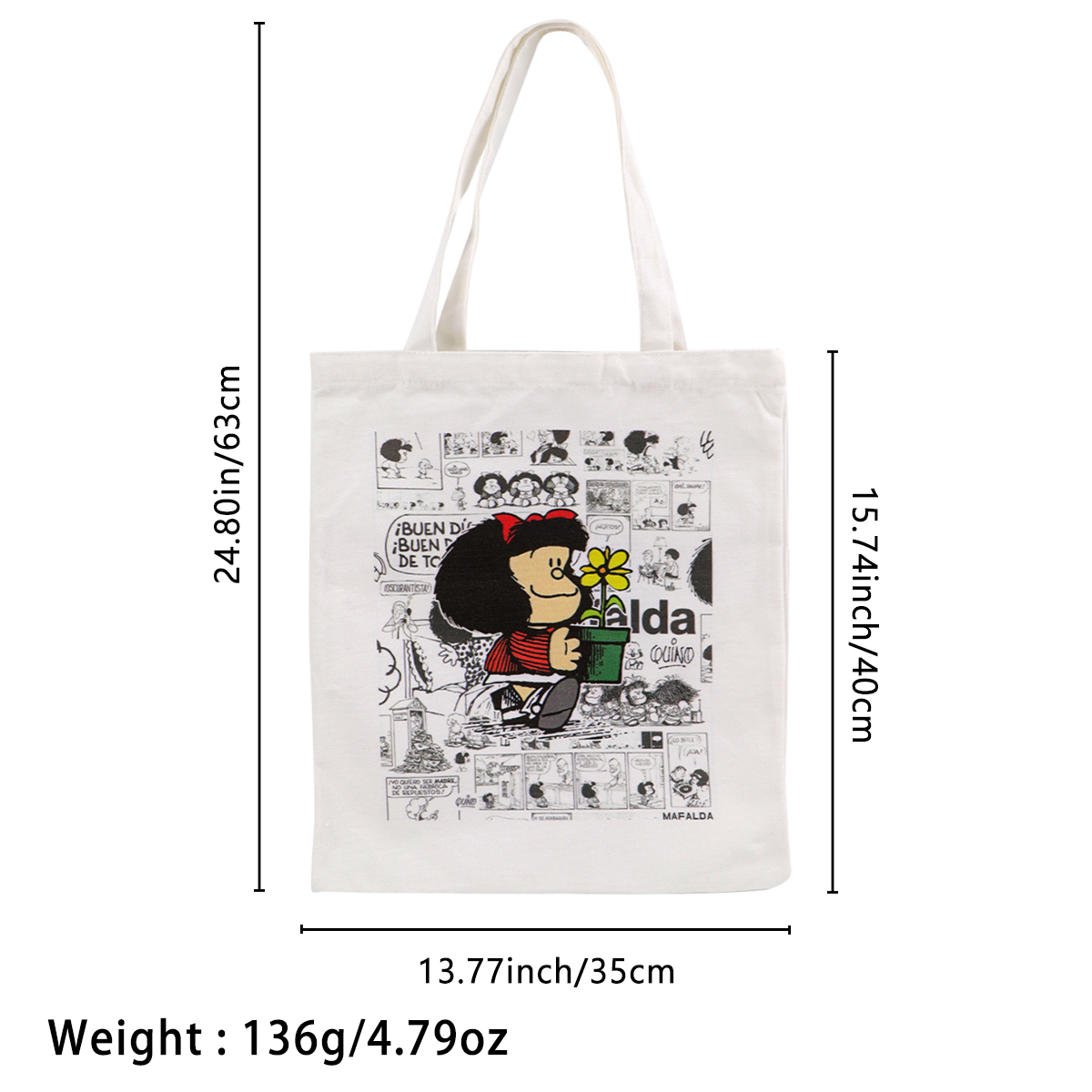 Bolsa de Lona de Moda para Muj - Women Fashion Drawing reseña y precio