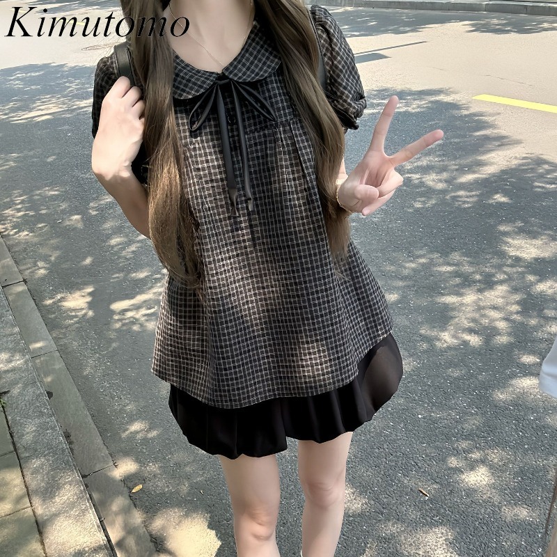 Camisas Kimutomo para mujer, b - Women'S Y2K Fashion Aesthetic reseña y precio