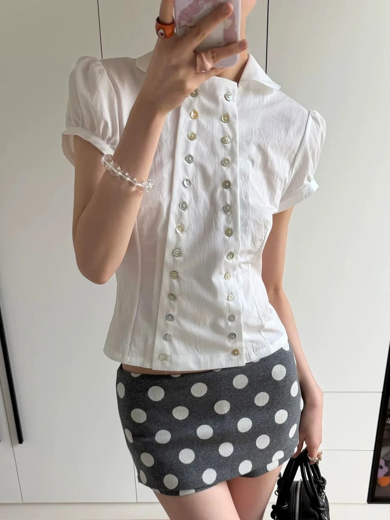 Blusa con Cuello Peter Pan, Es - Women'S Y2K Fashion Aesthetic reseña y precio