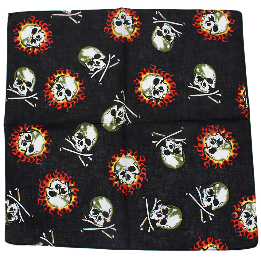 Pañuelo cuadrado de calavera p - Women Fashion Drawing reseña y precio