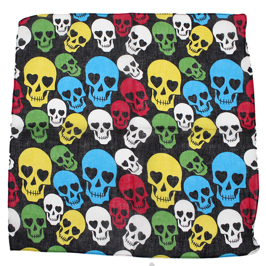 Pañuelo cuadrado de calavera p - Women Fashion Drawing reseña y precio