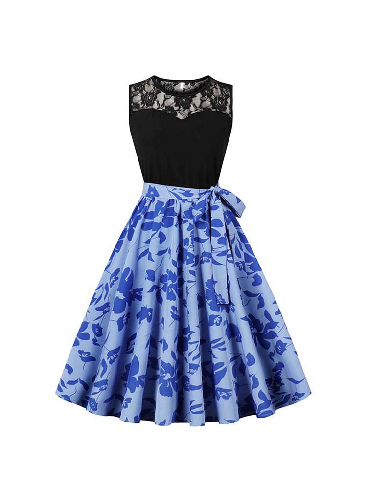 Vestido midi plisado sin manga - Women'S Fashion Of The 50S reseña y precio