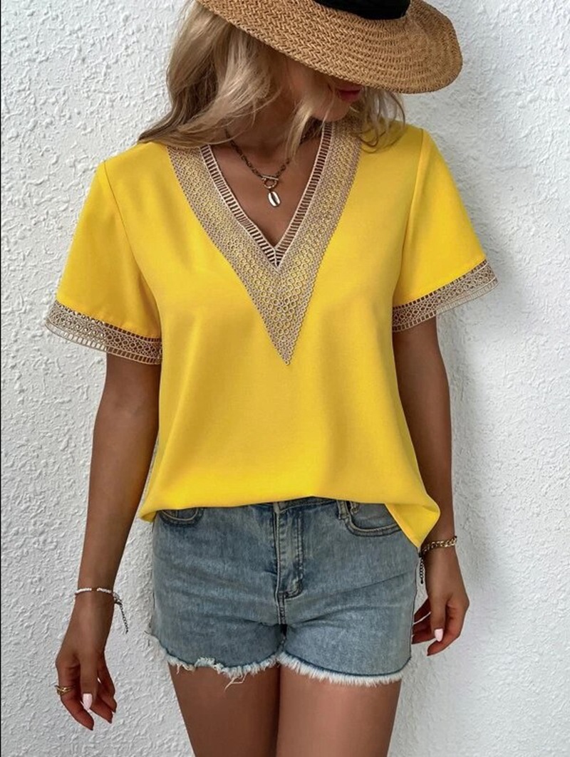 Blusa elegante, Tops de manga  - Xxl Women Fashion reseña y precio