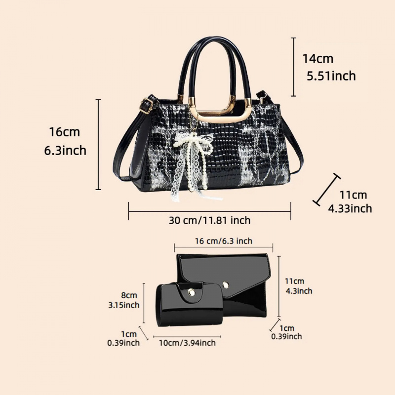Conjunto de Bolsos de Mano par - Crossbody Bag Women reseña y precio