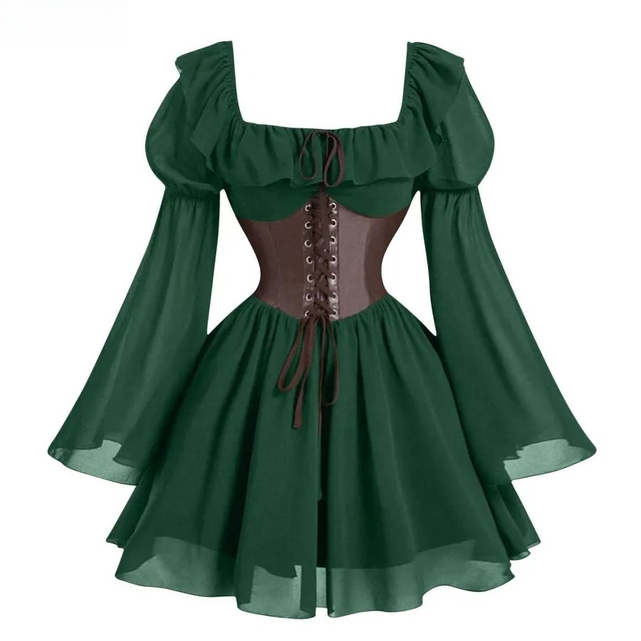 Vestido Medieval de la Época R - Women'S Fashion Renaissance Period reseña y precio