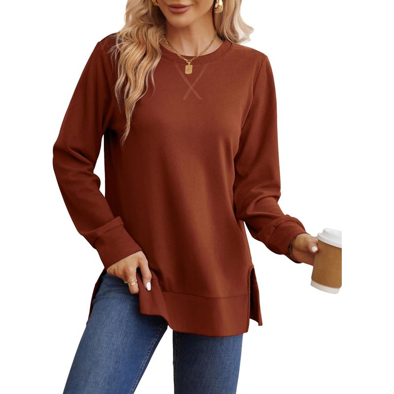 Sudadera para mujer con abertu - Women Fashion Open Now reseña y precio