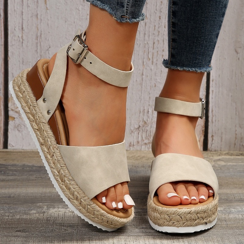Sandalias de cuña para mujer,  - Women Fashion Simple reseña y precio