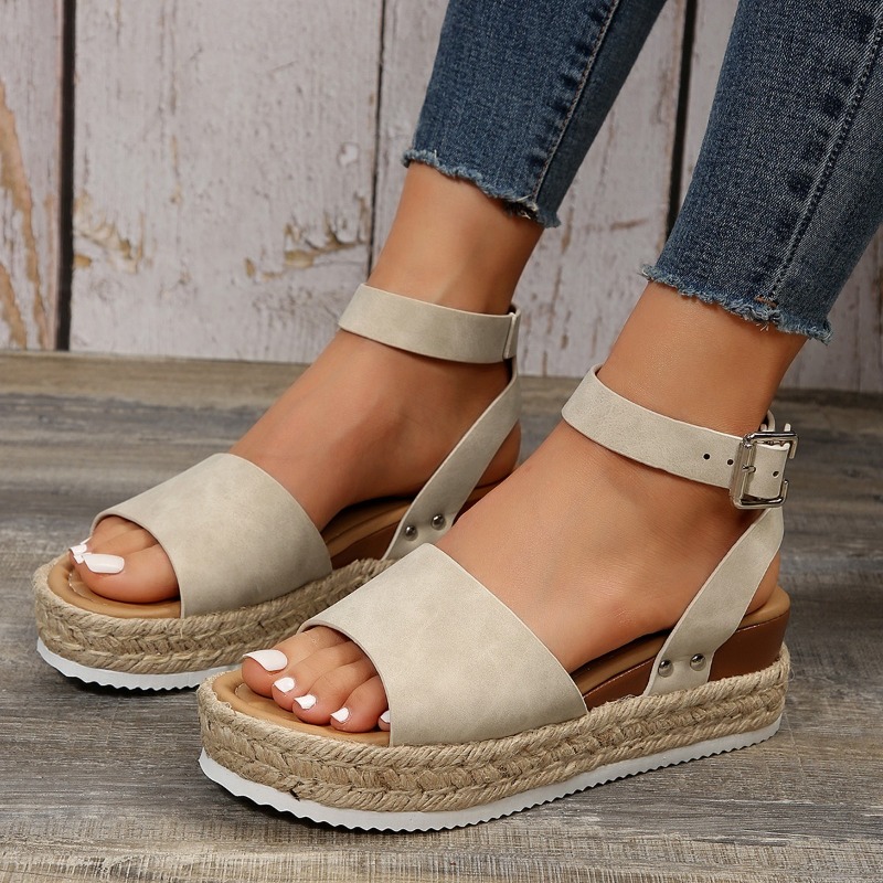 Sandalias de cuña para mujer,  - Women Fashion Simple reseña y precio