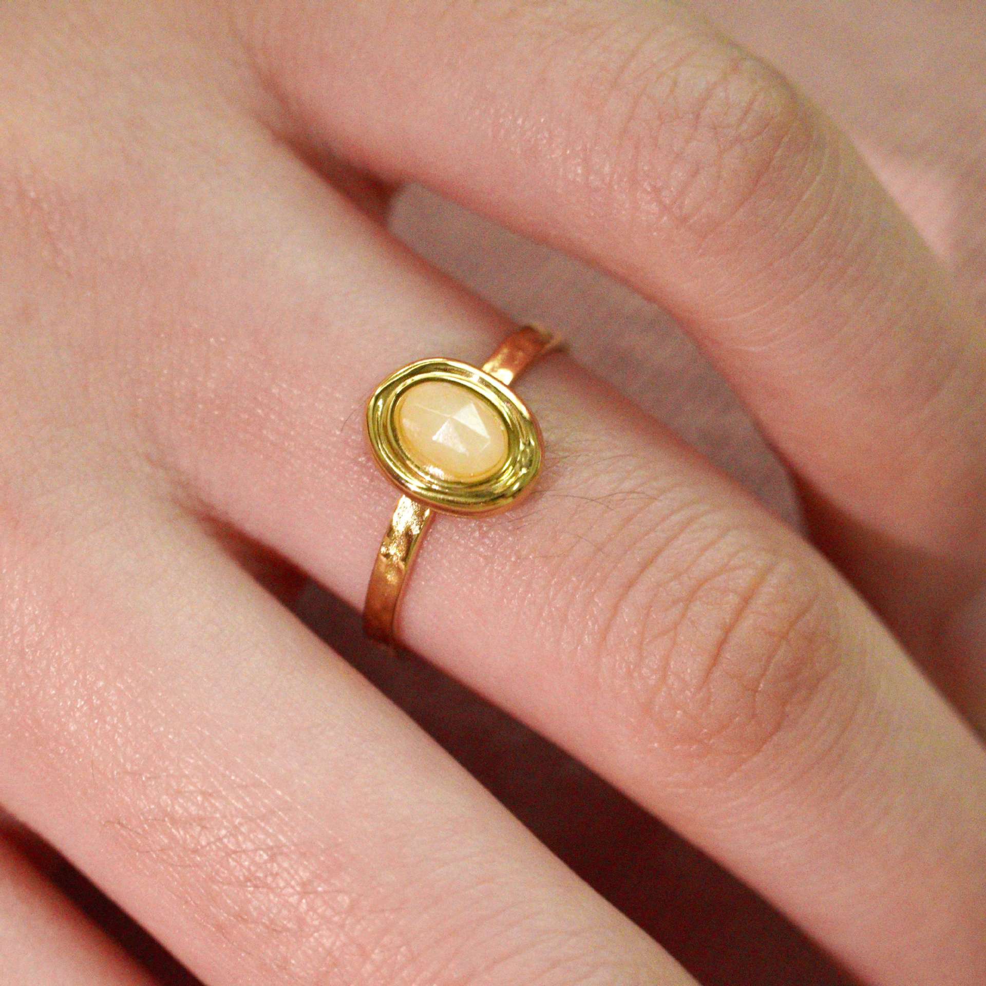 Anillo abierto redondo de acer - Women'S Real Y2K Fashion reseña y precio