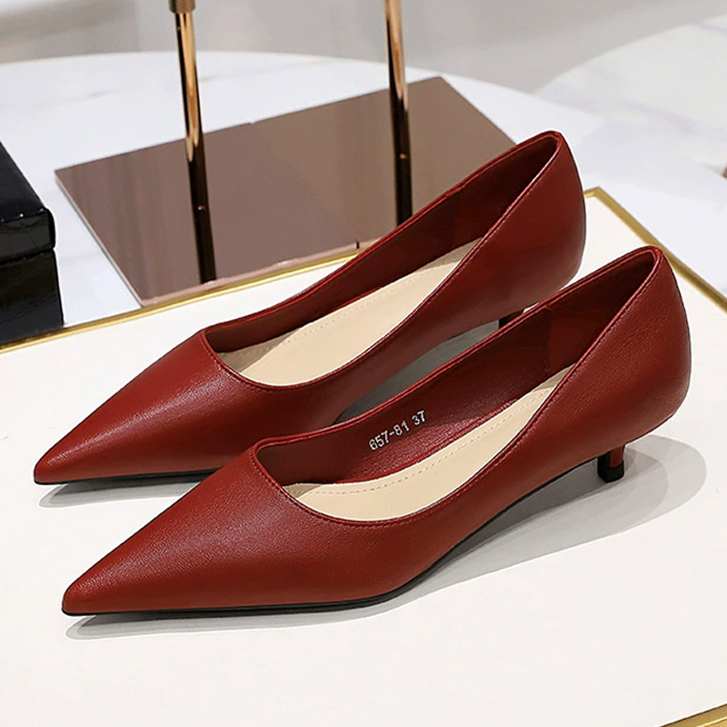 Zapatos de tacón medio con pun - Xxl Women Fashion reseña y precio