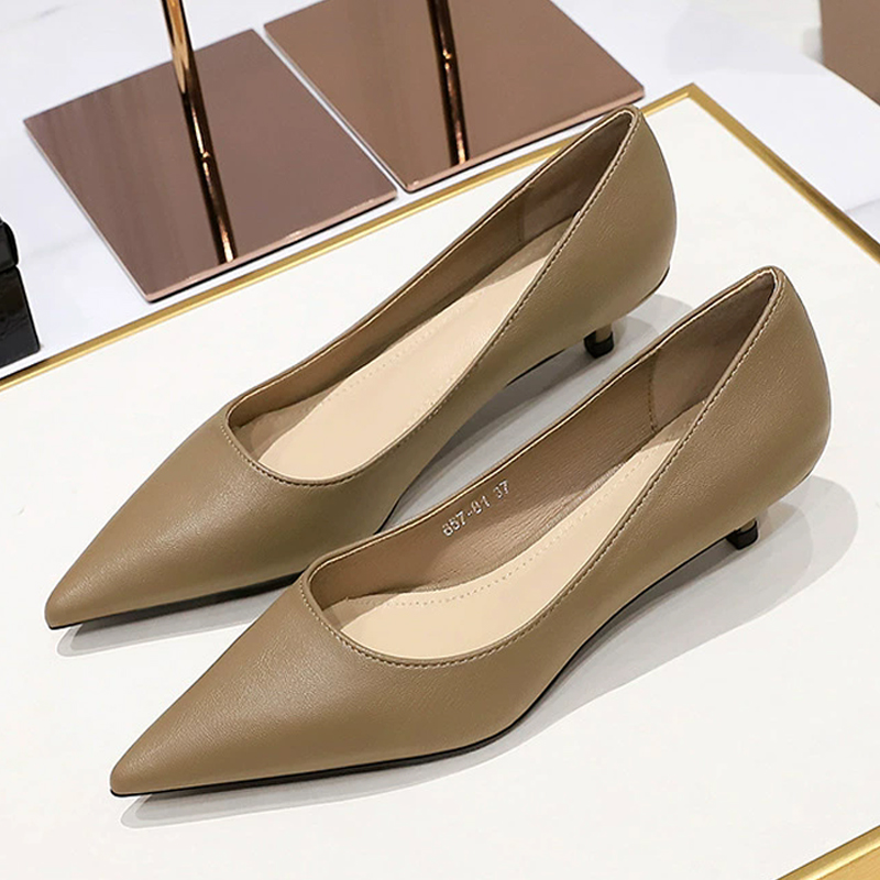 Zapatos de tacón medio con pun - Xxl Women Fashion reseña y precio