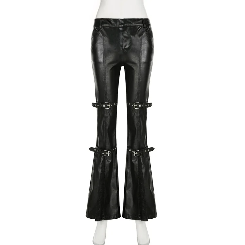 Pantalones acampanados de cuer - Women'S Y2K Fashion Aesthetic reseña y precio
